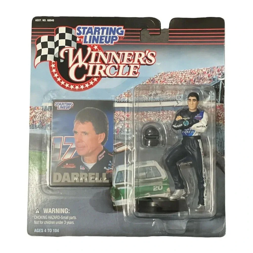 Darrell Waltrip Starting Lineup Figure Winners Circle 1997 With Card Helmet